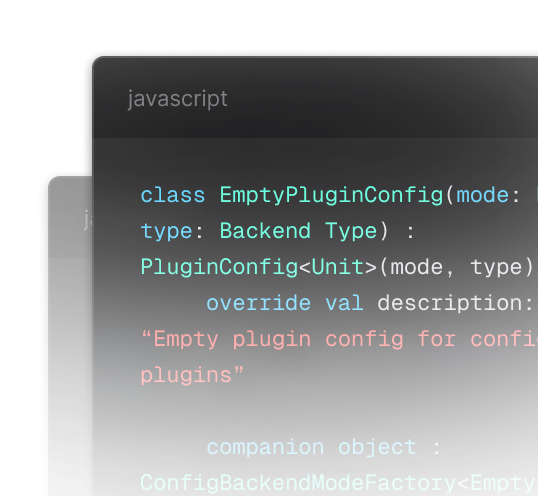 End-to-end Local Dev.